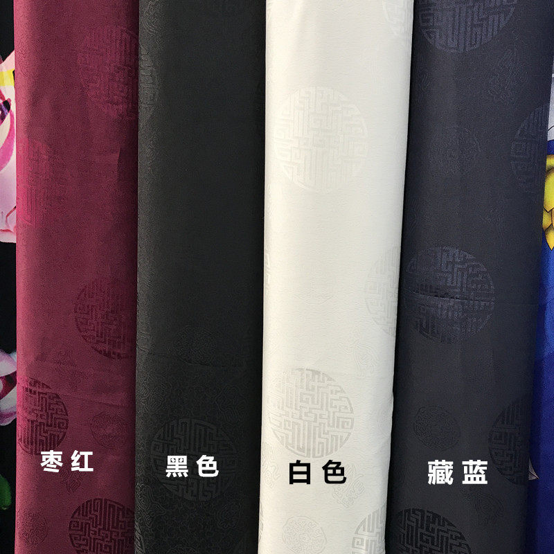 中式风复古福字娃衣服装布料面料