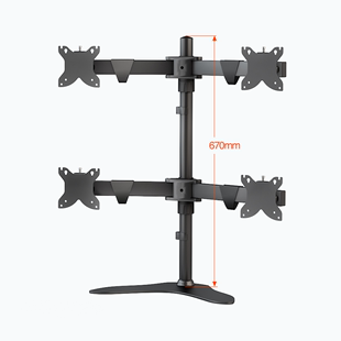 4屏电脑液晶显示器支架 32寸四屏液晶显示器桌面支架