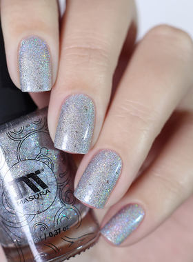 Masura指甲油 混色甲油 镭射偏光红色 1131-1146号试用装 分装3ML