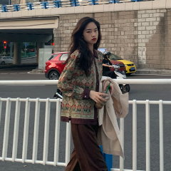 Real auction and real price retro printed Hongkong style charter shirt