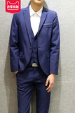 男士西装套装2022春新款男士休闲小西服套装上衣男工作服四件套潮，男装西服，星座1607