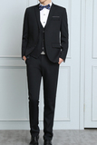 西服套装男士三件套修身正装商务职业西装新郎伴郎结婚礼服外套潮，男装西服，星座1607