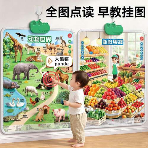 宝宝挂图早教有声认知启蒙婴幼儿