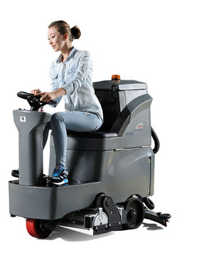 高美GM-RMINI驾驶式洗扫一体机学校跑道农贸市场清扫吸水机磨地车