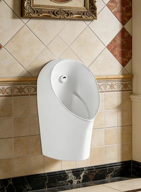 家用自动感应小便池挂墙式落地式男士小便器陶瓷小便斗661尿便斗