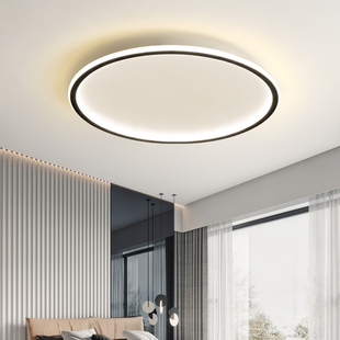 卧室灯led吸顶灯家用圆形主卧灯创意现代简约餐厅灯具超薄智能
