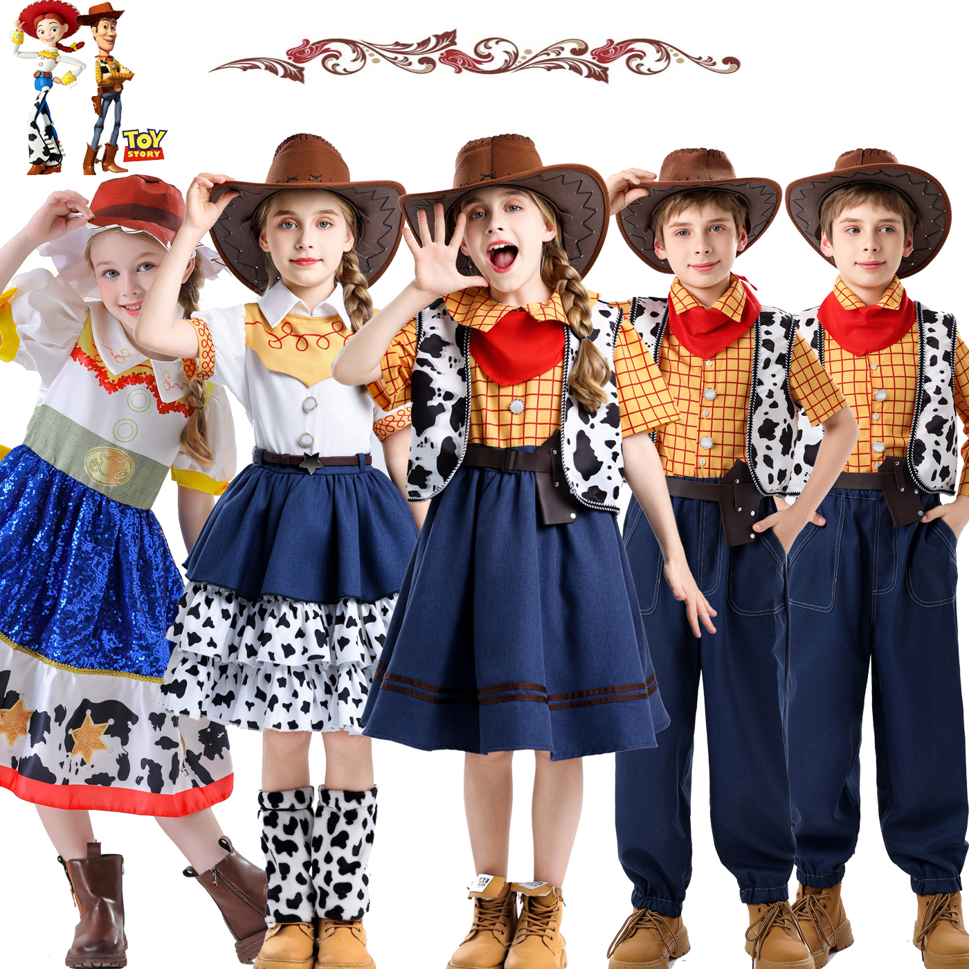 玩具总动员胡迪翠丝牧羊女cos服