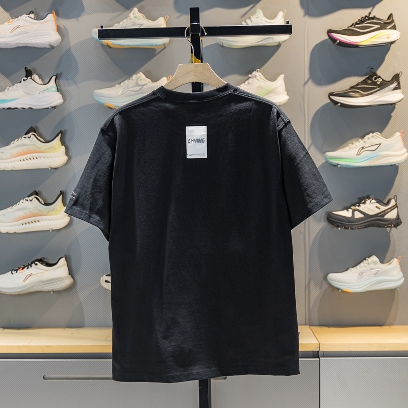 李宁短袖文化衫男女同款2026新款宽松休闲柔软舒适运动T恤AHSW391,运动服/休闲服装,运动T恤,淘宝优惠券,粉丝福利购,淘宝优惠卷