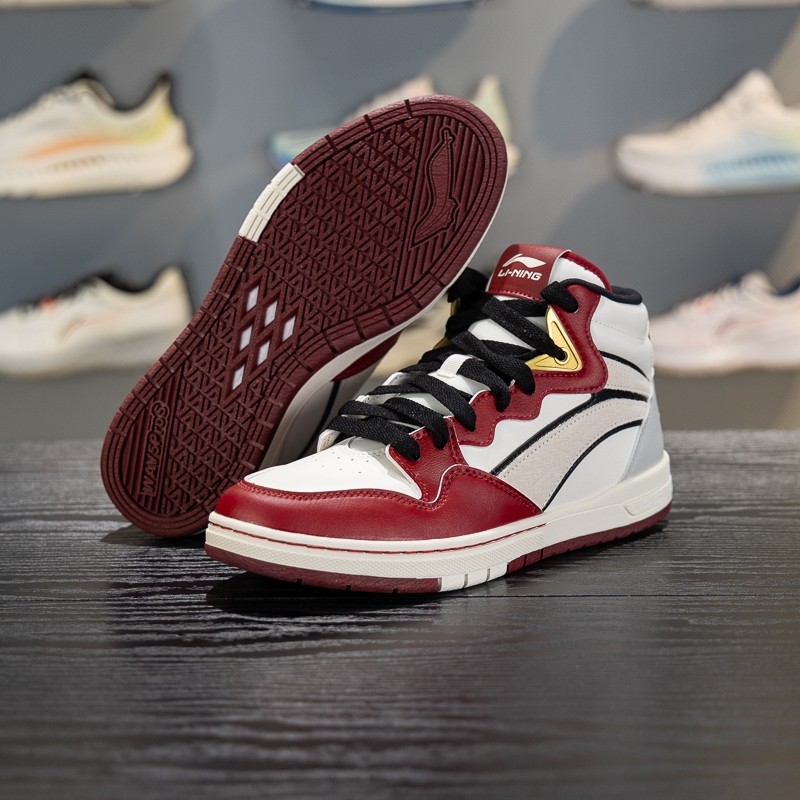 中国李宁惟吾PRO S MID男女同款板鞋2026新款中帮滑板鞋AEPW001,运动鞋new,板鞋,淘宝优惠券,粉丝福利购,淘宝优惠卷