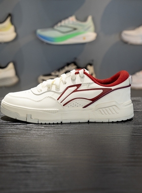 李宁COMMON 80s板鞋男子2026春季新款舒适软弹经典休闲鞋AGCW013