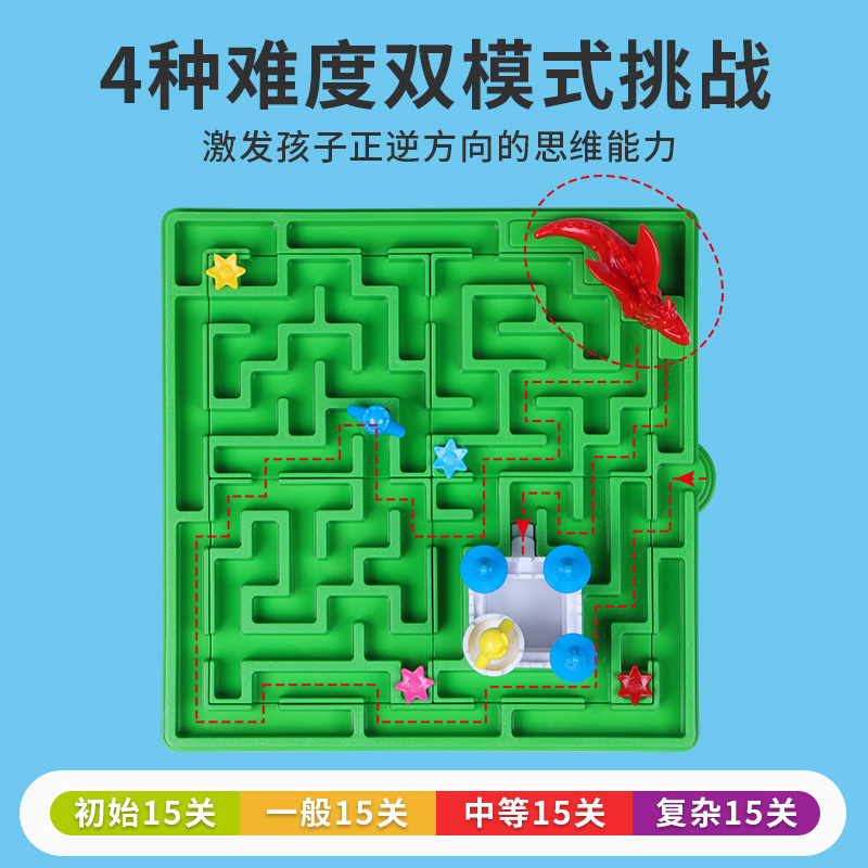 睡美人迷宫玩具儿童闯关桌游逃跑逻辑益智思维训练亲子互动游戏3