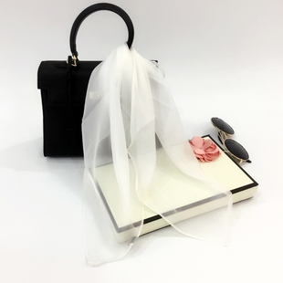 真丝丝巾儿童小方巾女宝宝出门盖头婴儿防风真丝围巾薄款纱巾围脖