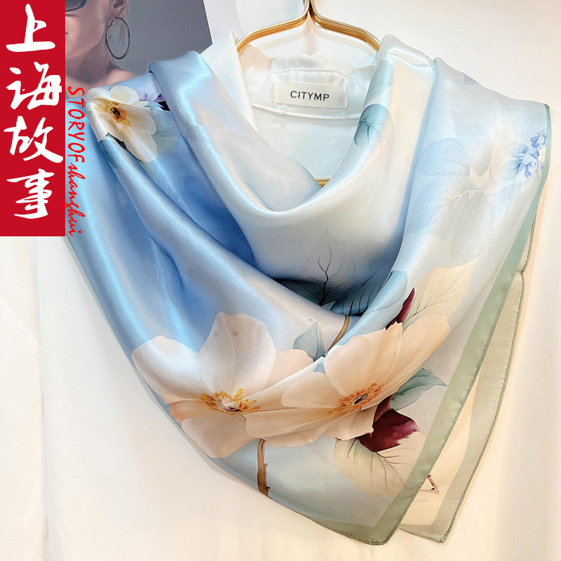 真丝围巾大方巾新款秋冬礼盒