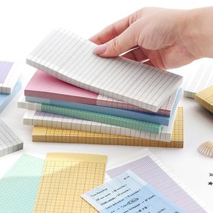 森屿暖树生活进度第三弹可书写便签本简约方格无粘性素材便签纸