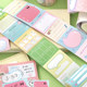 森屿暖树生活记录er可撕便签卷 饰可书写贴画胶带 韩系简约功能装