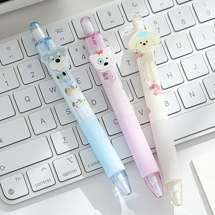 森屿暖树可爱小狗0.5mm自动铅笔 学生用活动刷题笔 高颜值按动式