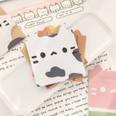 森屿暖树Ki可爱小猫便利贴高颜值异形便签贴纸猫咪表情便签纸