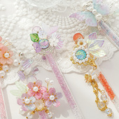 粉色樱花笔刀ins风手作流沙碎钻刻刀拆快递小刀手帐美工刀拆封刀