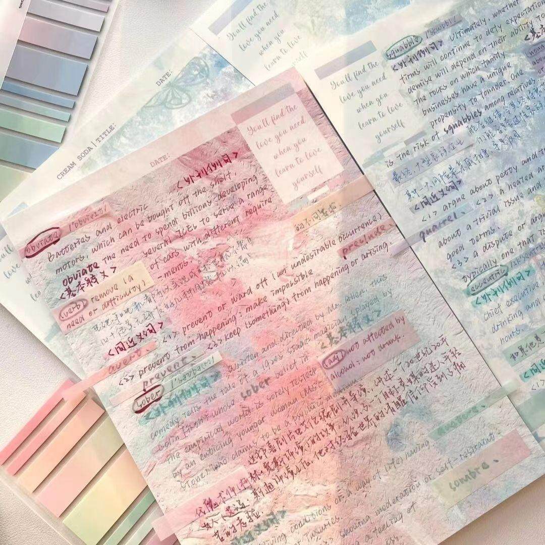 森屿暖树 迷雾彩色拍纸本 B5日记本可撕记事本 彩色学习纸草稿本,文具电教/文化用品/商务用品,笔记本/记事本,淘宝优惠券,粉丝福利购,淘宝优惠卷