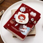 森屿暖树猫咪烹饪迷你活页本立体毛毡日记本手帐本便携小本子