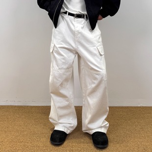 SIMPLE REVIVE  多口袋新工装长裤结构廓形裁剪休闲裤POCKETCARGO