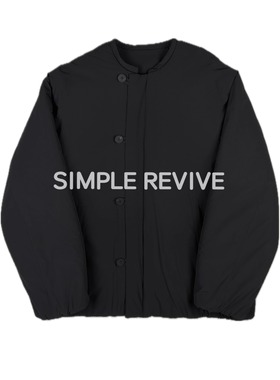 SIMPLE REVIVE  【黑标系列】羊毛保温内胆 加厚保暖无领夹克外套