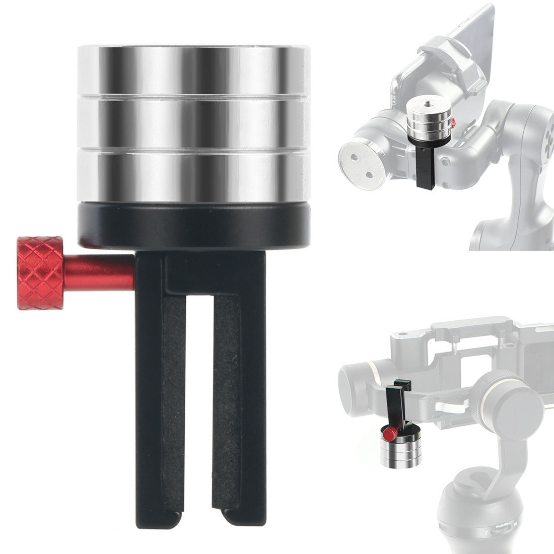 手机手持稳定器砝码适用智云smooth大疆飞宇配重块平衡调节器砝码