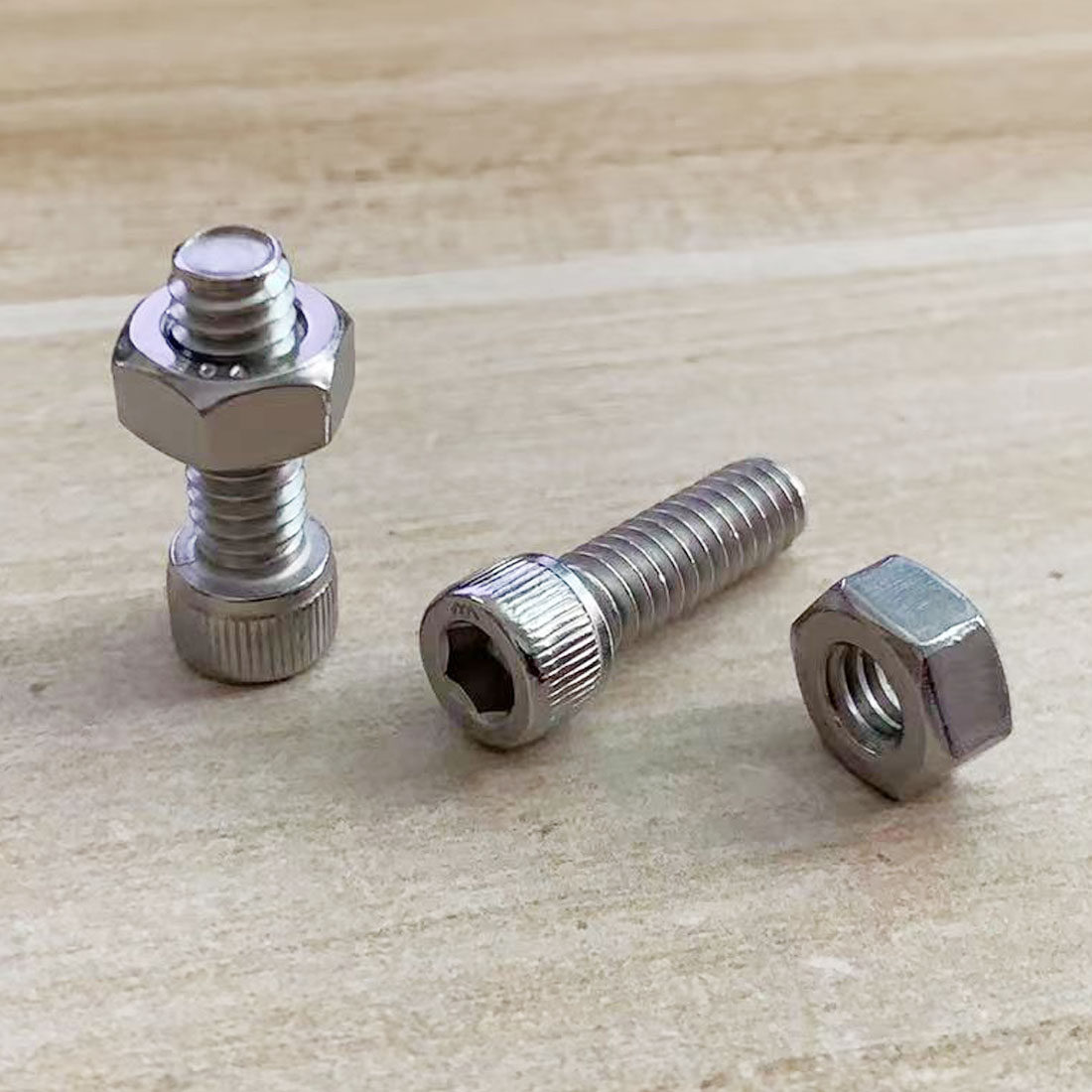 相机加长螺丝1/4云台支架固定螺钉1/4螺丝内六角螺母套装摄影配件