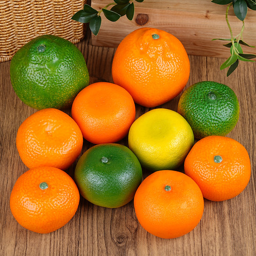 泡沫仿真桔子拍照道具模型摆件