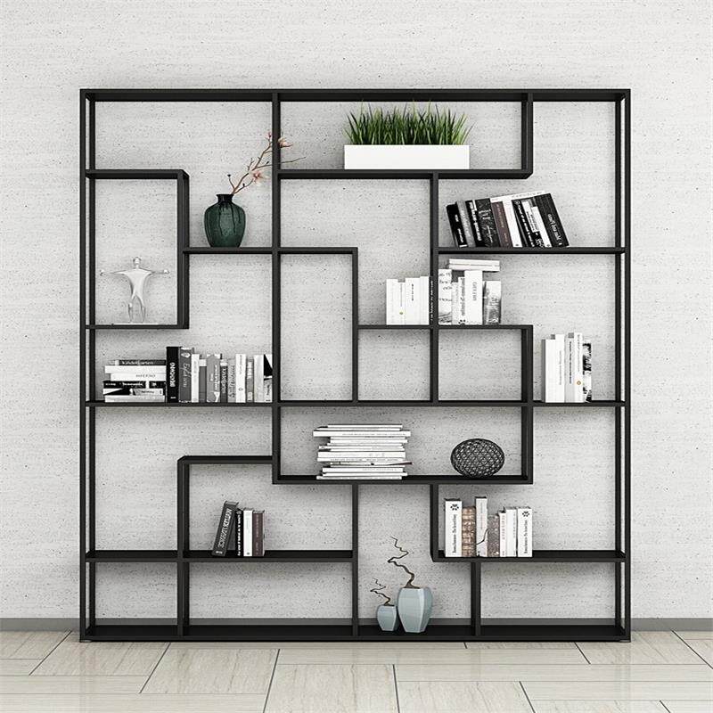 现代展示柜摆件博物架新中式多宝阁博古架置物架简约隔断茶叶架子