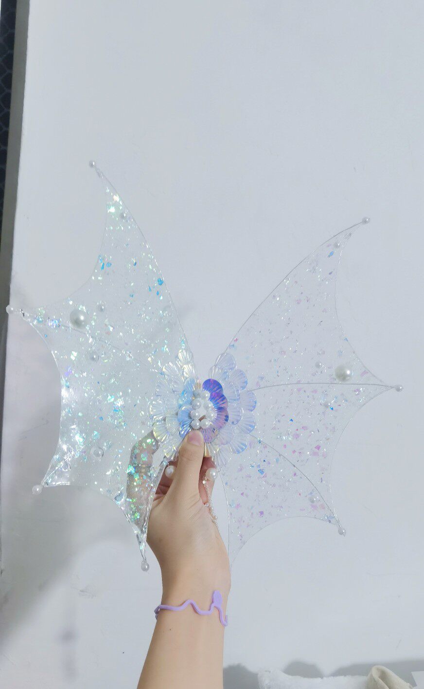 初雪瑶原创超大款鲛人耳美人鱼耳挂影视拍摄写真汉服古风游戏耳饰