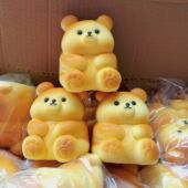 湿软手感慢粘香软慢仿真熊仔慢回弹捏捏乐解减压模型道具一件代发