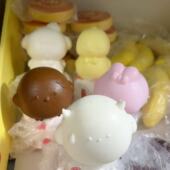 湿软手感慢粘仿真卡通小动物食物慢回弹捏捏乐解减压模型道具