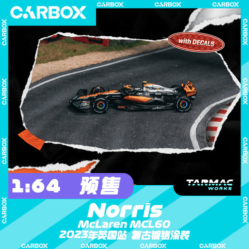[CarBox] Tarmac Works TW 1:64 F1赛车模型 皮亚斯特里 英国