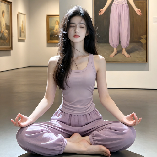 [瑜伽健身都能穿-百搭U领固定胸垫]瑜伽普拉提健身运动背心