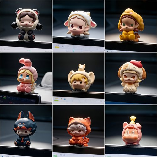 【正版现货】变装睡衣派对萌粒dimoo泡泡玛特POP BEANsp锦鲤郊游