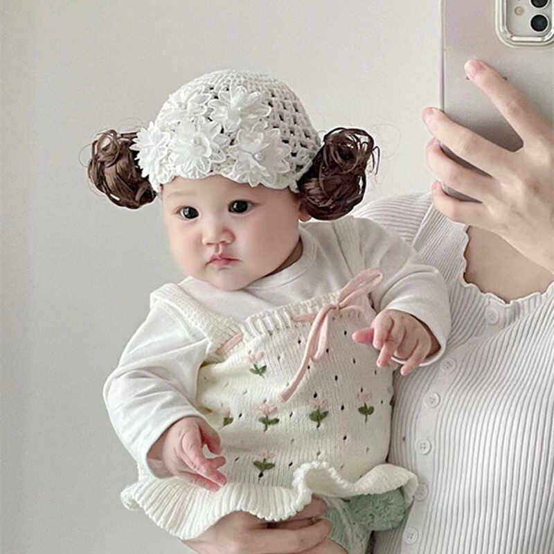 甜美可爱2024新款镂空假发帽