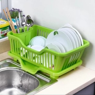 高品质摔不破环保厨房滴水碗架沥水架塑料碗碟架置物架碗架碗篮