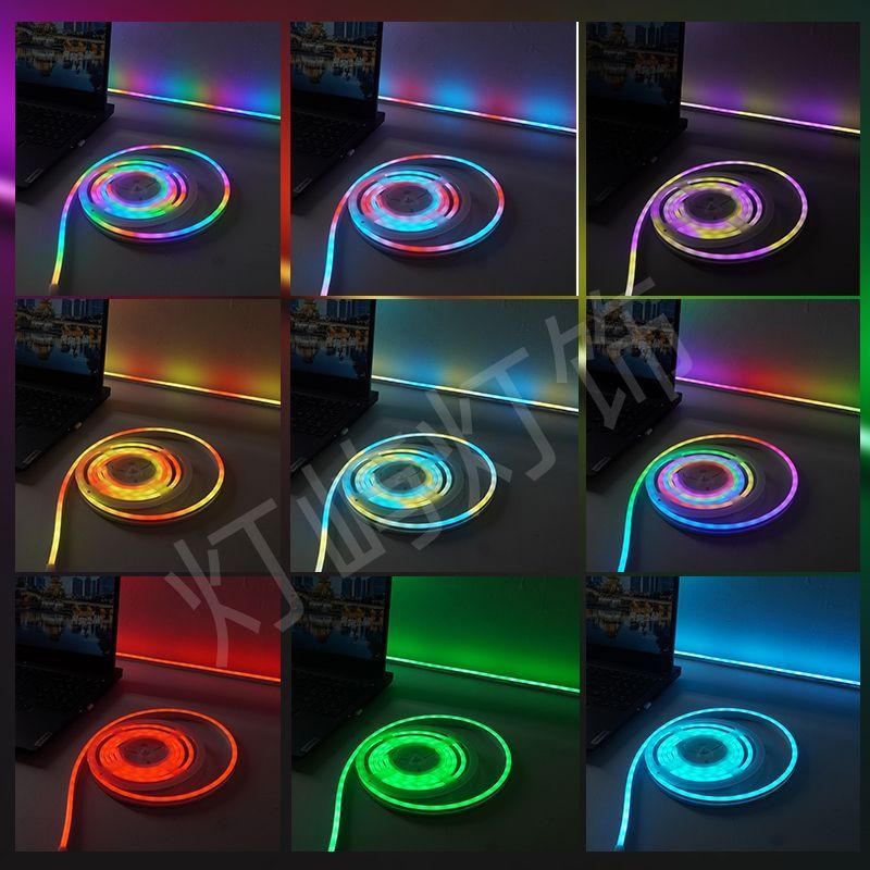 led硅胶灯带嵌入式氛围线形