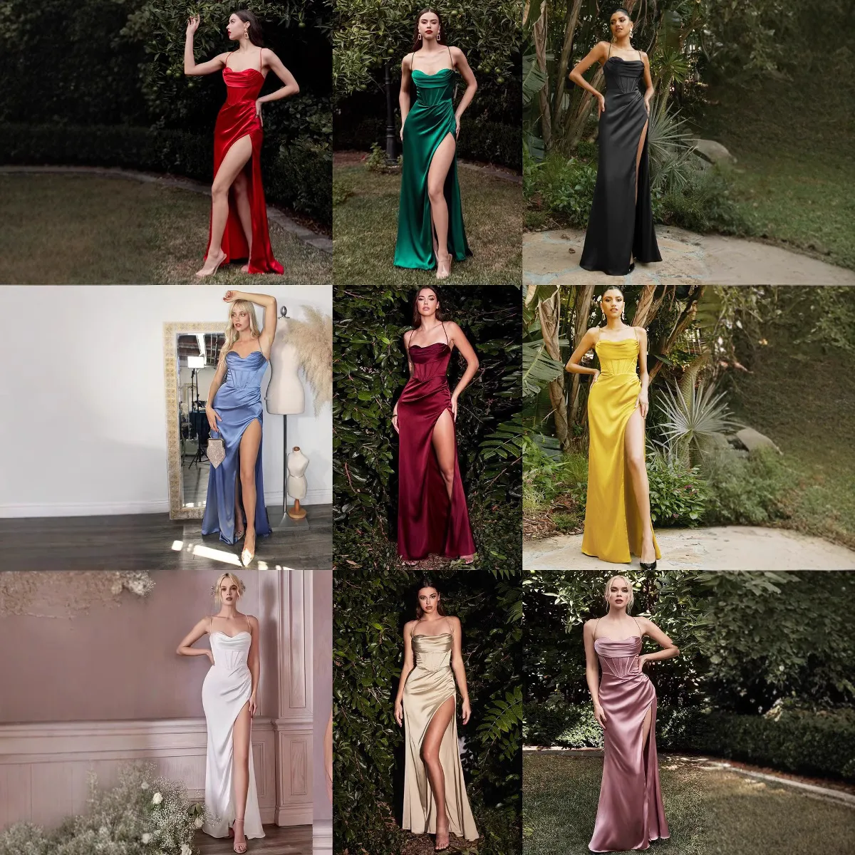 2025跨境欧美春夏季外贸女装wish亚马逊性感无袖吊带礼服连衣裙