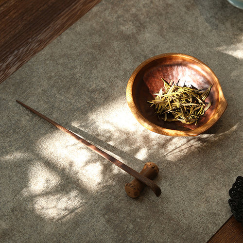 山山竹木老竹节圆茶则茶勺竹制赏茶茶道茶匙茶铲投茶功夫茶具茶艺