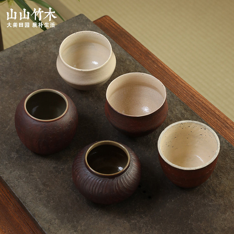 万家造物陶制建水复古水盂茶洗废水茶缸水洗笔洗茶渣缸功夫茶配件