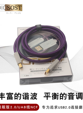 原装古河 FURUTECH GT2 NCF 全新旗舰2.0USB线数据线A-B音频线