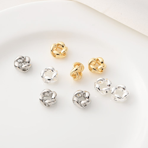 14K包金轻奢风隔珠电镀银跑环