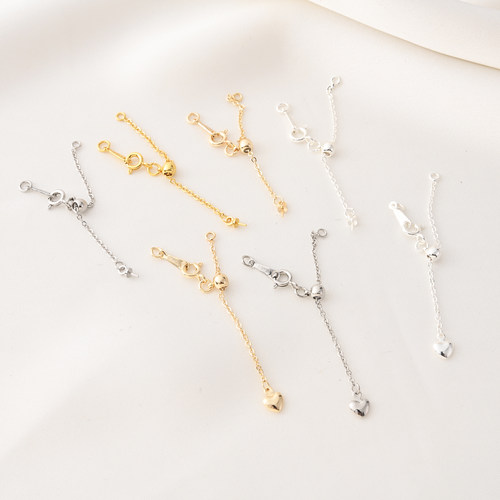 14K包金保色延长链尾链抽拉链