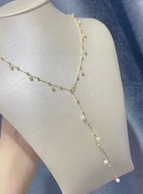 法式浪漫天然淡水珍珠复古项链