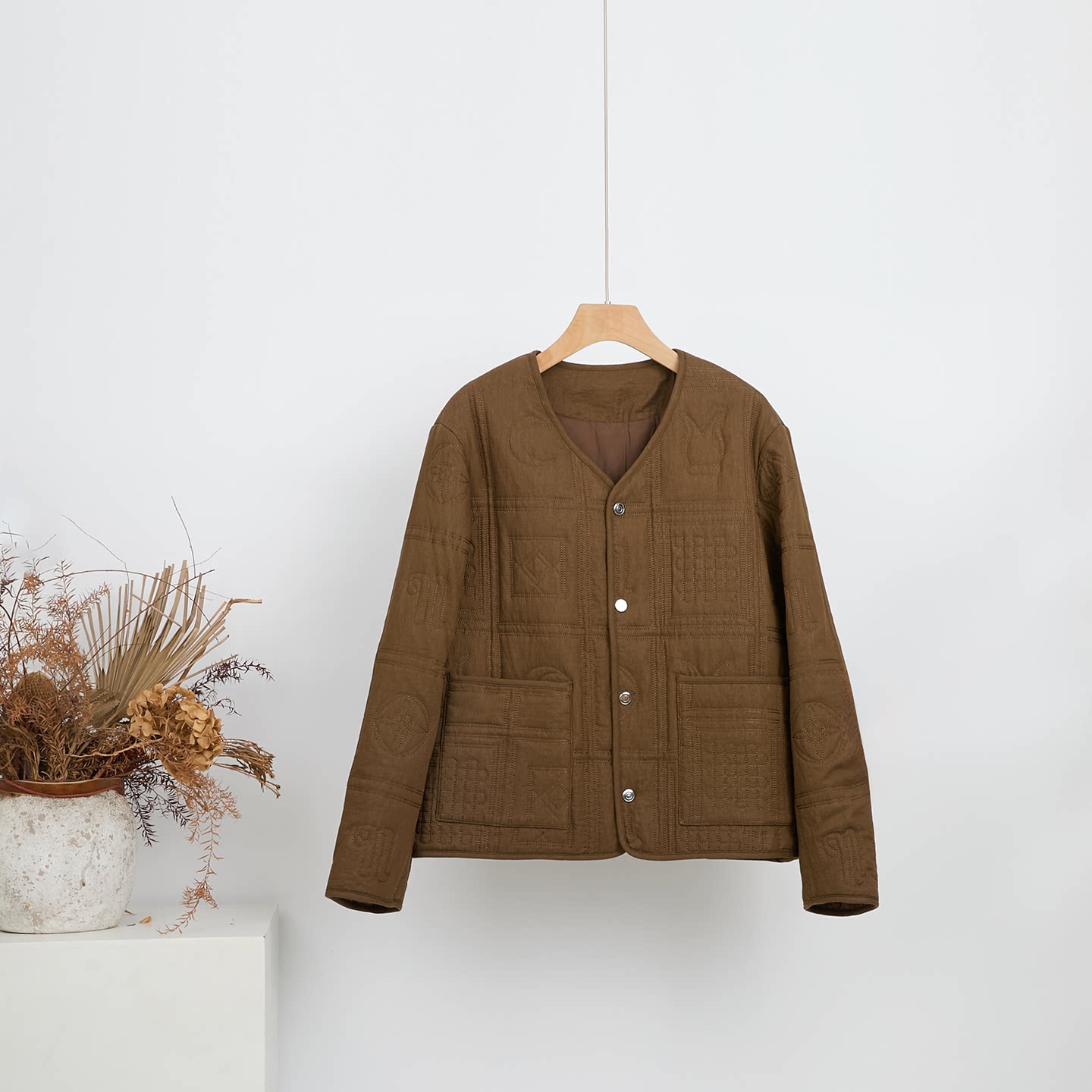 国风焦糖棕圆领单排扣轻薄外套女秋冬保暖宽松棉衣88089,服饰配件/皮带/帽子/围巾,其他配件,淘宝优惠券,粉丝福利购,淘宝优惠卷