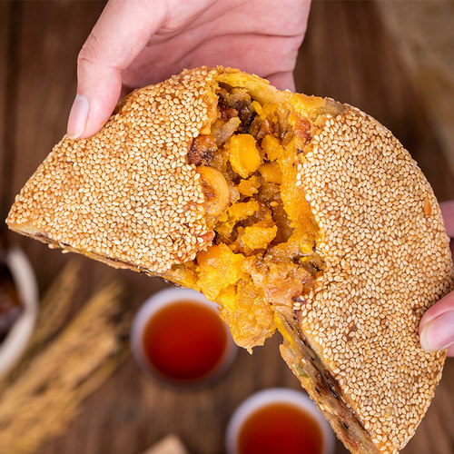 吴玉源特产温州酥脆五仁大月饼