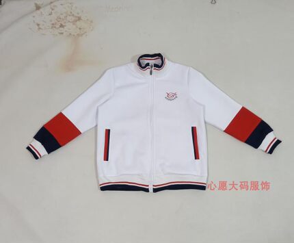 初高中小学生校服定制 男女学生白色短袖长裤深蓝色直筒校服定制