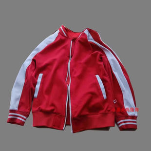 校服班服定制长裤 男女生同款 脚口收口 大红色卫衣套装 春秋款